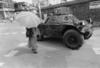 After an army curfew, the army is guarding a majority of streets in Katmandu
